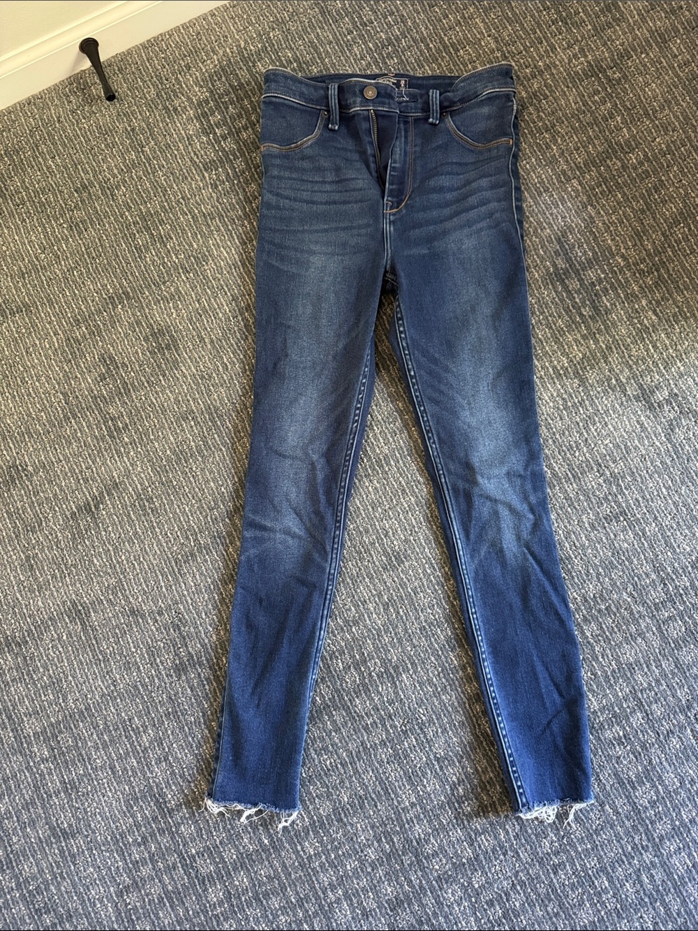Abercrombie & Fitch High Rise Jean Legging Blue Waist 25